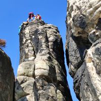 busfahrt kletterfelsen